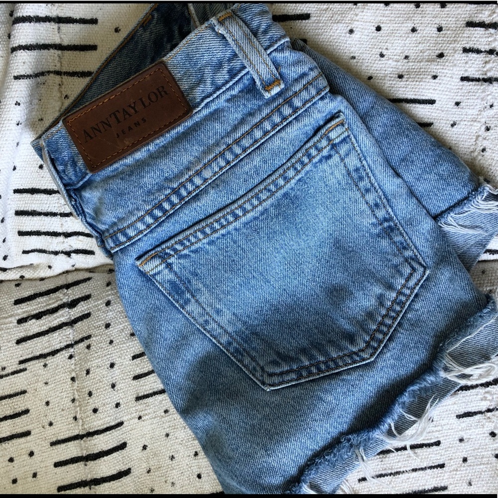 High Waisted Cheeky Jean Shorts